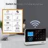 Sistemas de alarme Gautone WIFI GSM Wireless Smart Assaltante Security System DIY Kit com sensor de porta e trabalho de movimento PIR Alexa 230727