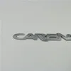 Dla Kia Carens Tylny bagażnik Chrome 3D Letter Badge Emblem Auto Tail Sticker 300M