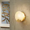 Vägglampa amerikansk land vardagsrum el sovrum sovrum spegel balkong korridor restaurang mässing sten guld