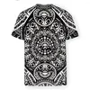 Men's T Shirts Lines Style Polyester 3D Print Mandala Shirt Outdoor Sports Quick-drying Clothes Casual Loose T-Shirt Street Tees