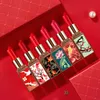 Szminka szminka w stylu chińskiego matte nawilżanie trwałe retro czerwone chili w chińskim stylu sześć pudełek prezentowych szminki 230727