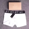 Högkvalitativ herr designer boxers mode underbyxor sexiga klassiska män boxare casual shorts underkläder andas underkläder