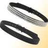Cinture pyramid Fashion Rivet Belt Belt Menwomen039s Punk Rock con borchie con fibbia a perno Black4681102