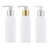 Butelki do przechowywania plastikowe puste napełnienie białą butelkę okrągłe ramię 100 ml pompa balsamowa Opakowanie pojemnik kosmetyczny szampon 30pcs