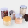 Opslag Flessen Snoep Stuks Met Blik 10 Pot Voor Keuken Plastic Voedsel Deksel Transparante Box Organizer Cookies Verzegelde Containers thee 500Ml