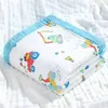 Cobertores Swaddling 110 110CM 6 camadas de gaze de algodão de alta densidade colcha de bebê toalha de banho macia absorvente nascido cobertor de swaddle 230727