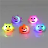 Halloween LED Finger Ring Party Blinking Pumpkin Bat Skull Luminous Ring Toys Flash Fingernail Lights Adult Kids Toys