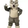 Traje de mascote de cão Husky novo de fábrica Personagem de desenho animado adulto Mascote Roupa de mascote Fancy Dress Party Carnival Costume316W