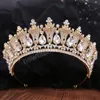 Bridal Wedding Evening Dress Crown Luxury Hair Accessories Elegant Crystal Tiaras Diadem Headpiece