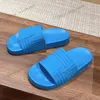 Designer Slippers Voor Mannen Vrouwen Reliëf Frans Intrecciato Rubber Slides Sandalen Rubber Flip Flops Zomer Slipper Schoenen Dearfoam Platte Buik Parkiet S1gC#