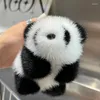 Porte-clés Panda Arrivée Porte-clés À La Main Avec Un Vrai Design Mignon Pour Femmes Filles Accessoire Sacs Voitures Cadeaux