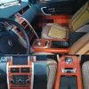 För Land Rover Discovery Sport Interior Central Control Panel Door Handle Carbon Fiber Stickers Decals Car Styling Surted Vinyl240b