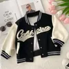 Jackets Fashion Baby Girl Cotton Jacket Infant Toddler Child Outwear Spring Autumn Baseball Uniform Casual Clothes Coat 210Y 230728