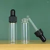 Lagringsflaskor 1 ml/2 ml/3 ml/5 ml transparent droppglasflaska liten prov resor split eterisk olje grossist