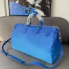 Sacs de marque de luxe Sacs polochons bleus pour hommes Sac de voyage bleu ciel blanc nuage fourre-tout sac de bagage hommes sacs de yoga de remise en forme sacs à bandoulière pour femmes sacs à main de marque de créateur