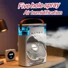 1PC Portable Air Humidifier Mini Cooling Fan - Idealny na pulpit!