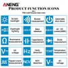 Clamp Meters ANENG ST209 Digital Multimeter Clamp Meter 6000 counts True RMS Amp DC/AC Current Clamp tester Meters voltmeter 400v Auto Range 230728