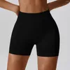 Shorts pour femmes tricotés sans couture côtelés entraînement de gymnastique femmes vêtements de Yoga Sexy Scrunch court Push Up femme sportive course Fitness collants