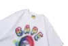 A Bathing Ape Shirt Summer New Men # 039; s Colorful Lettera manica corta Youth Graffiti girocollo sciolto Bathing Ape T-shirt nere