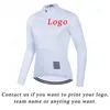 Cycling Shirts Tops Men Jerseys White Long Sleeves Autumn Clothing MTB Pro Team Bike Bicycle Clothes Mallot Ciclismo Hombre 230728