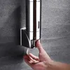 Dispenser di sapone liquido in acciaio inox a parete per bagno shampoo doccia gel contenitore bottiglia accessori da cucina