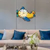 Wall Clocks 3D Cartoon Kids Clock Airplane Shape Design Silent Movement For Children Bedroom Watch Home Decor