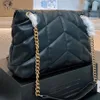 10A designer tas schouderportefeuilles hoge kwaliteit LouLou Puffer Y-vorm luxe handtas clutch lederen portemonnee keten cloud handtassen mode populaire tassen dhgate tas