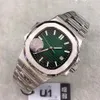 U1 Neue Stil Automatische Bewegung Grün Zifferblatt Glas Zurück Männer Uhr 316 Edelstahl Band Männliche Uhr 353Q