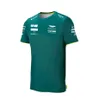 New Aston F1 T-shirt Apparel Formula 1 Fans Extreme Sports Fans Breathable f1 Clothing Top Oversized Short Sleeve Custom220n