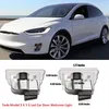 2 peças luz de sombra para porta de carro para Tesla Model 3 Y Led projetor lâmpada laser fantasma luzes decorativas acessórios para modelo S X243W