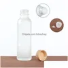 Butelki do pakowania 50 ml 110 ml 150 mlfrosted szklany słoik krem ​​okrągłe słoiki kosmetyczne ręcznie butelka pompowa pływa