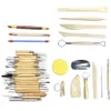 Arts Crafts Clay Sculpting Tools Pottery Carving Tool Set Pottery & Amp Ceramics Wooden Handle Modeling Clay Tools209z