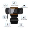 Webcams Mini Webcam d'enregistrement vidéo 720P en 1920 * 1080 Webcam avec conversation bidirectionnelle rotative pour ordinateur de bureau