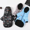 Hondenkleding Winter Hoodie Voor Kleine Honden Warme Pet Kleding Sweatshirt Teddy Hooded Gewatteerde Jas Puppy Cartoon Patroon Waterdicht