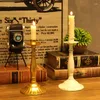 Ljushållare europeisk järnnostalgisk ljusstake Creative Table In Dining Room Decoration Romantic Retro Home Candlelight Dinner