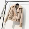 Women's Fur Faux Fur Coat Parkas WomenFaux Mink Rabbit Female Bomber Jacket Basic Jackets Harajuku Fur Teddy Sheepskin Womens Winter Suede Leather HKD230727