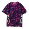 A Bathing Ape Shirt Summer Youth Camouflage Side Shark Beak T-shirt imprimé pour hommes Casual Col rond Manches courtes Bathing Ape T-shirts