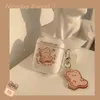 Cartoon Protective Case 1/2 Generation Skydd Case 3 Generation Earphone Case Pro 2 Transparent Soft Silicone Anti Drop Pendant