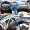 Bilstyling kolfiberbil Interiörens mittkonsol Färgförändringsgjutning klistermärke för Buick Regal Opel Insignia 2009-2013239Z