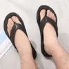 Terlik Erkekler Düz Flip Flops Plaj Sandalları Yumuşak Alt Unisex Comfort Walking One Hat Zapatos