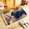 Carpets Thicken soft doormat beautiful photo printed home Decor floor carpet door mat hallway kitchen bathroom rugs 40x60cm R230728