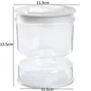 Storage Bottles Pickles Jar Dry And Wet Dispenser Olives Hourglass Container For Home Kitchen Making Juice Separator