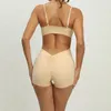 Aktywne zestawy booty kombinezonu kobiet gimnastyczne ubrania do treningu bez pleców do 2023 roku joga ubranie seksowna fitness zestaw sportowy strój kobietę biały