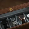 Titta på lådor Fall Special Storage Box For Solid Wood Highgrad Mechanical Watch Display Watch Box Armband Hushåll Lyxig trä Anpassningsbar 230727