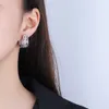 Ear Cuff KNRIQUEN Vintage Ruby Sapphire Emerald Lab Diamond Clip Earrings for Women Cocktail Party Fine Jewelry Female Gift Accessories 230728