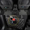 Bilvårdssätet Back Protector Cover PU Leather Anti-Kick Mat Pad Cushion Interiör Tillbehör Dekoration för BMW X1 F48 2016-2020216Y