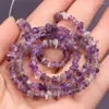 Beads 40cm Natural Irregular Deep Amethysts Rock Freeform Chips Gravel For Jewelry Making DIY Bracelet Necklace Size 3x5-4x6mm