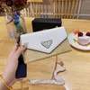 New Luxury 2023 direct sales high quality Reproduction 1 Original Factory Leather Triangle Standard Sunshine Grass Woven Single Shoulder Crossbody Bag