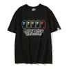 A Bathing Ape Shirt Summer New Short Sleeved Men's Casual Loose Fitting Round Neck Bathing Ape T-Shirts Nero