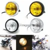 Illuminazione per moto NOVITÀ Moto Retro Black Metal Grid 35W Alogena Kit faro anteriore adatto per CG125 GN125 Per Harley Cafe Racer Honda x0728